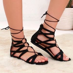 Lulus black sandals